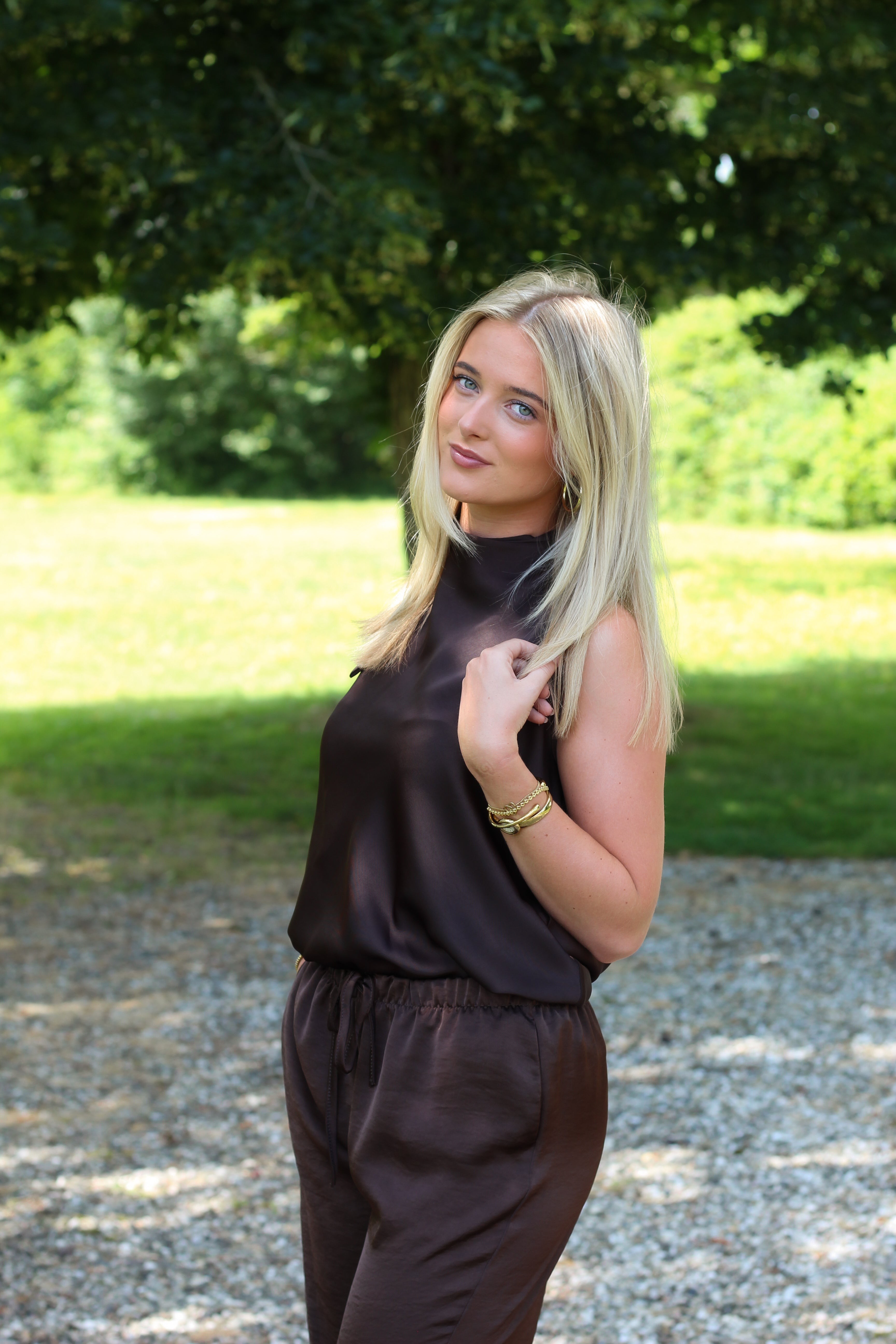Nina Top Brown