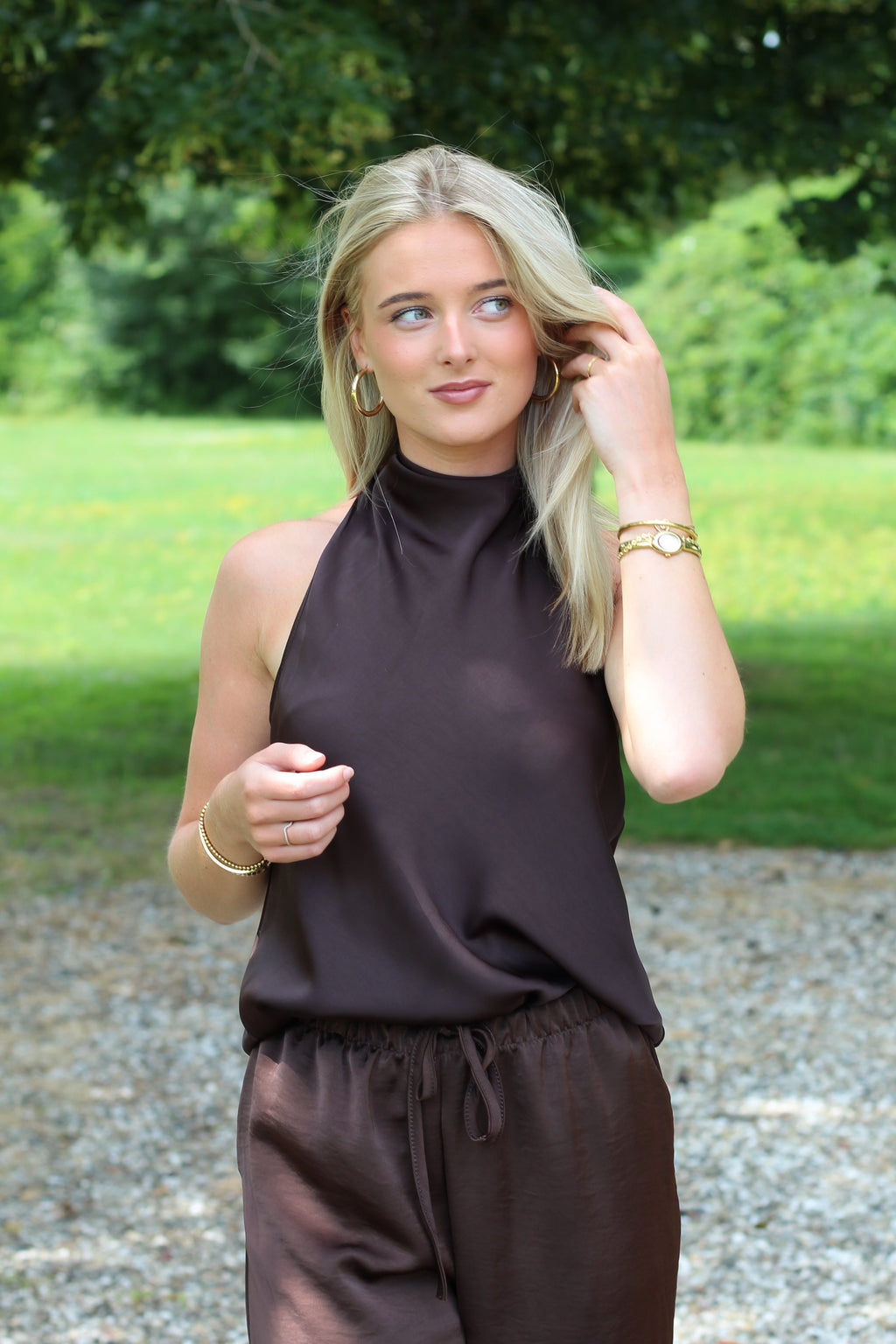 Nina Top Brown