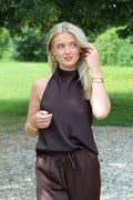 Nina Top Brown