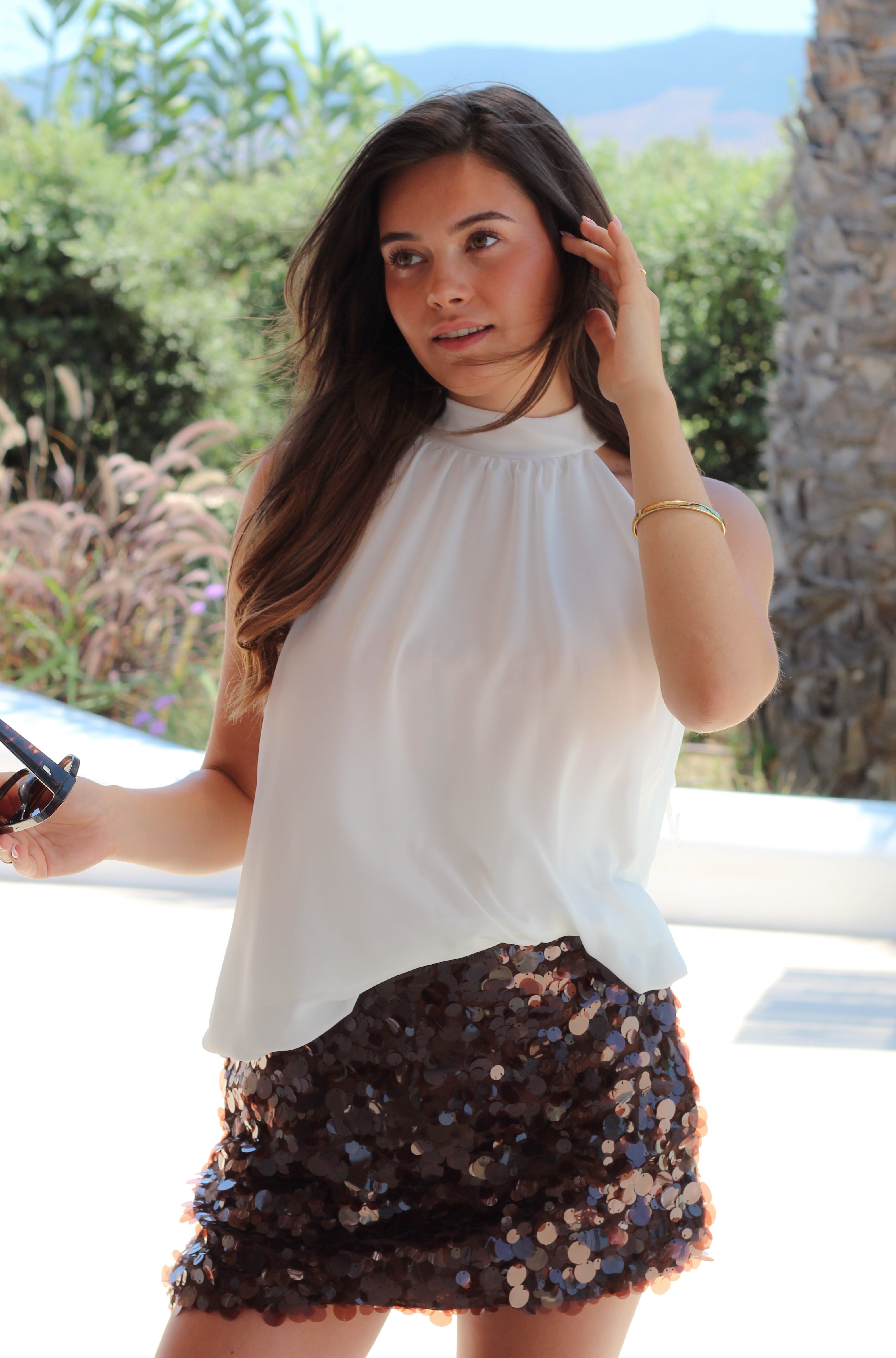 Cato Top White