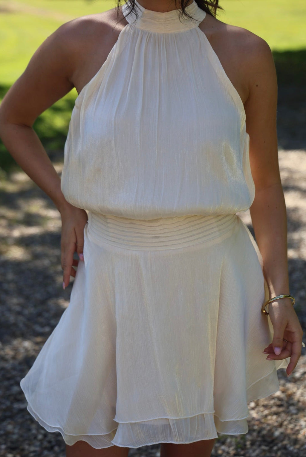 Mia Dress Beige
