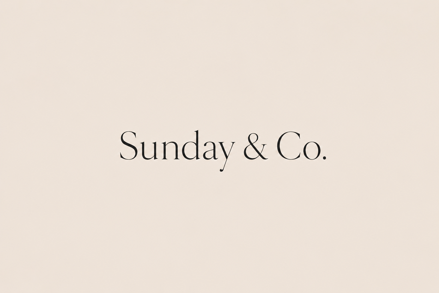 Sunday & Co. – Sunday & Co.