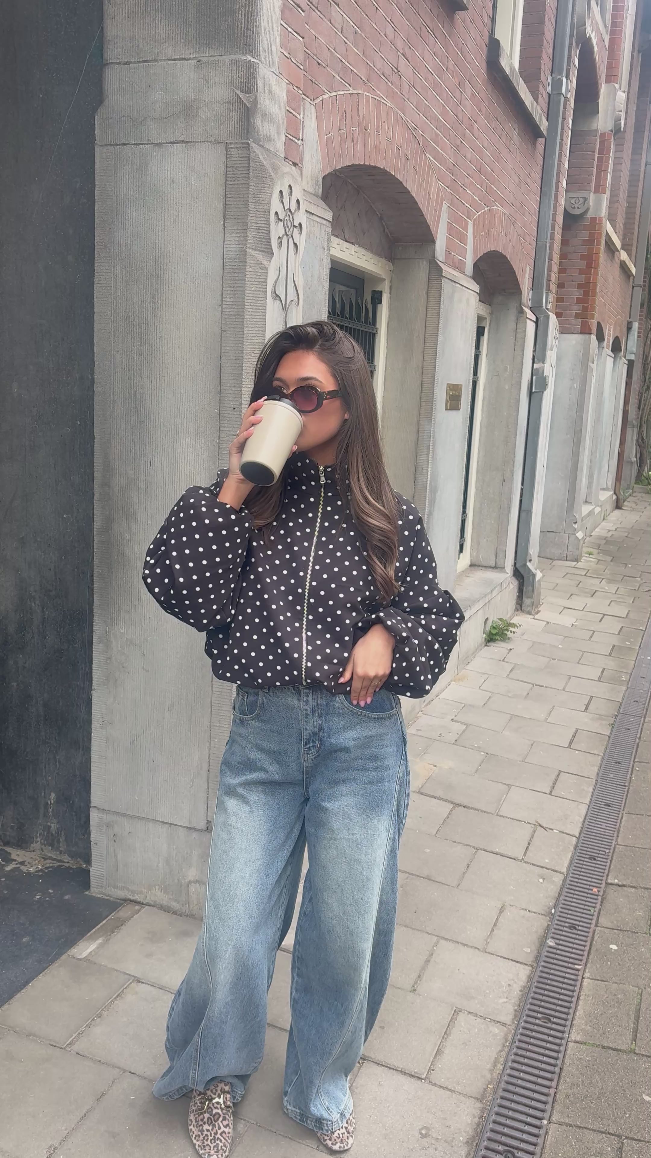 Evi balloon jeans blue